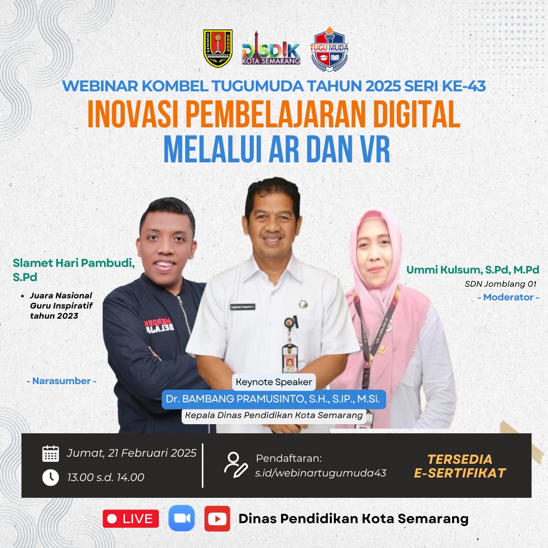 WEBINAR KOMUNITAS BELAJAR TUGUMUDA SERI KE-43
